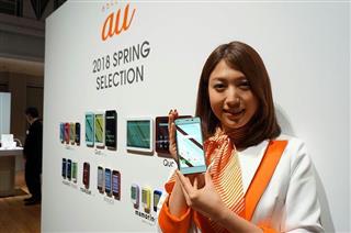 auの2018年春モデルのスマートフォン auの2018年春モデルのスマートフォン