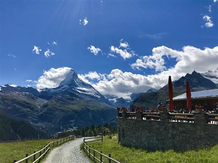 スイス・ツェルマットのスネガにある展望台