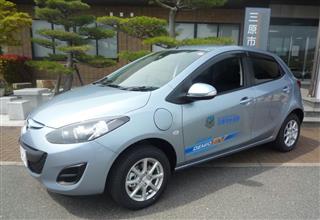 マツダのデミオＥＶ