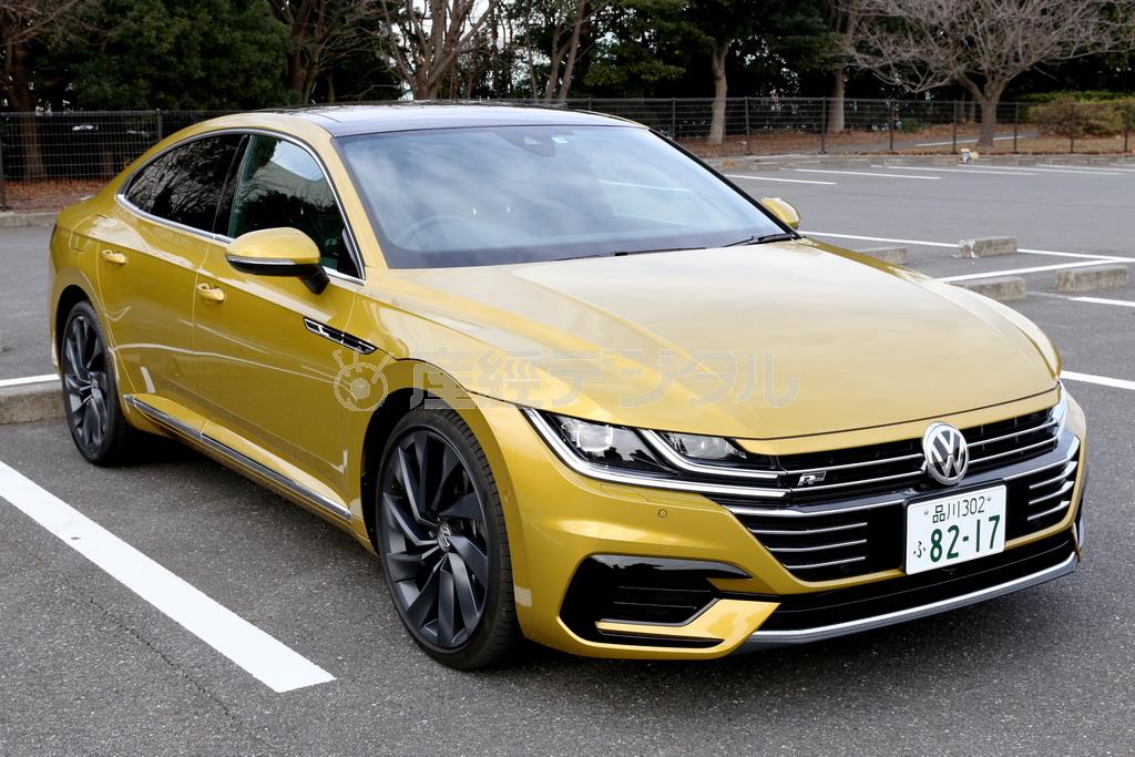 曲線で構成されつつ、ＶＷらしい水平基調もきっちり入っている。ＢＭＷ・４シリーズグランクーペやアウディ・Ａ５スポーツバックなどのライバルよりもカッコいいかも。ＶＷ・アルテオン