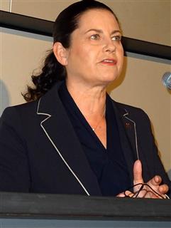 日本マクドナルドのサラ・カサノバ社長 日本マクドナルドのサラ・カサノバ社長