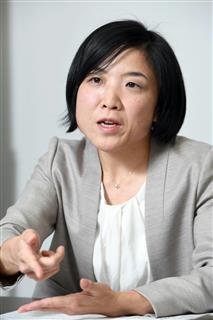 リクルートワークス研究所の萩原牧子研究員（寺河内美奈撮影）