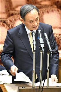 菅義偉官房長官（斎藤良雄撮影）