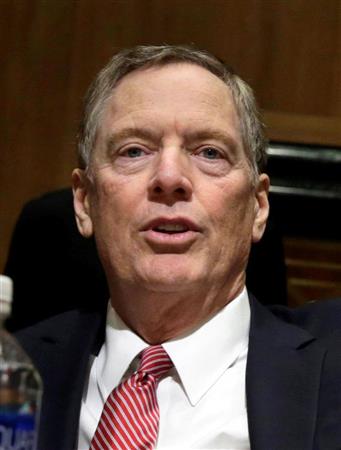 米通商代表部（ＵＳＴＲ）のライトハイザー代表（ロイター）