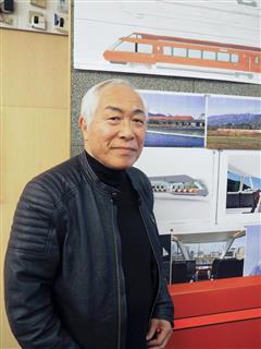 小田急の新型ロマンスカーを設計した建築家、岡部憲明（おかべ・のりあき）さん