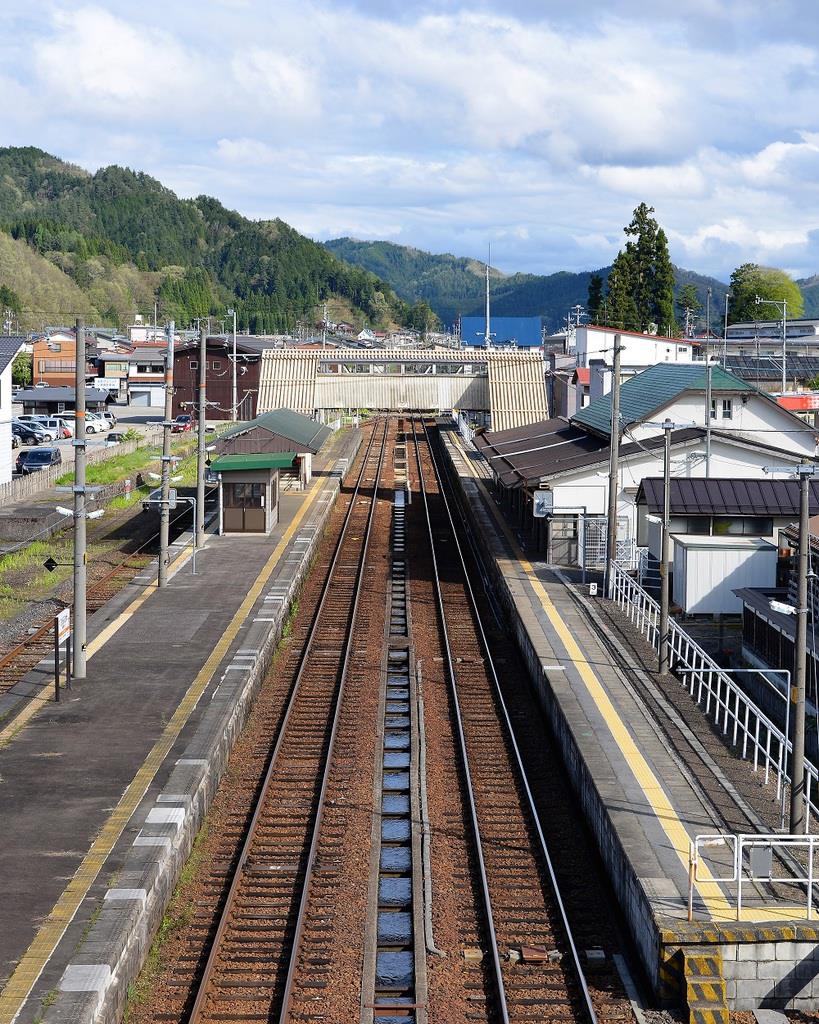 映画「君の名は。」の舞台として話題を集めた飛騨古川駅