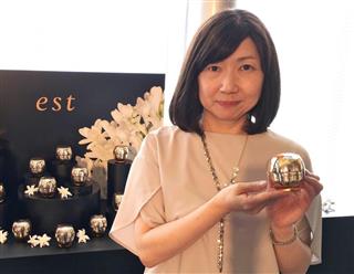 花王が高級化粧品ブランド「エスト」から11月に発売する美容クリーム 花王が高級化粧品ブランド「エスト」から11月に発売する美容クリーム