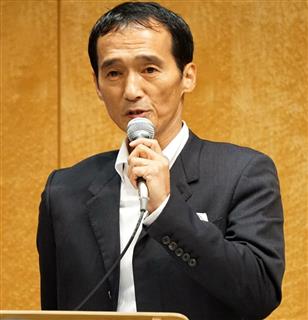ドンキホーテＨＤの大原孝治社長＝１３日、東京都千代田区（柳原一哉撮影）