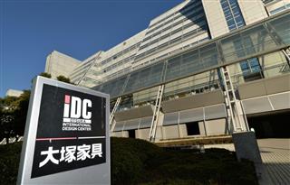 業績不振に陥っている大塚家具の本社＝東京都江東区