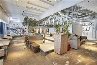 三井不動産が運営するシェアオフィス「ワークスタイリング」の内部