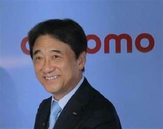 ＮＴＴドコモの吉沢和弘社長＝２１日、東京都千代田区