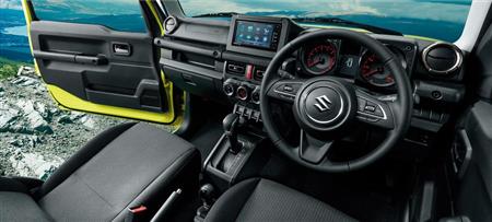 ジムニーの車内