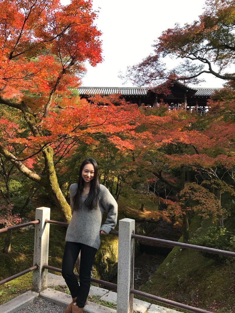 大洲さん。紅葉を見に京都へ