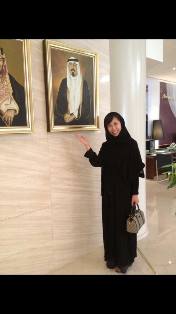 笹子さん。スタンバイで呼ばれたサウジアラビアで