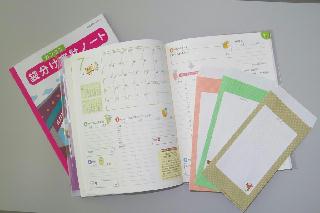 ロングセラーの「袋分けカンタン家計ノート２０１９」。項目ごとに予算を振り分ける袋が付いている