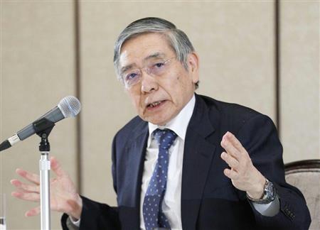 黒田日銀総裁、効率化・統合の必要説く　地銀経営の先行きに懸念