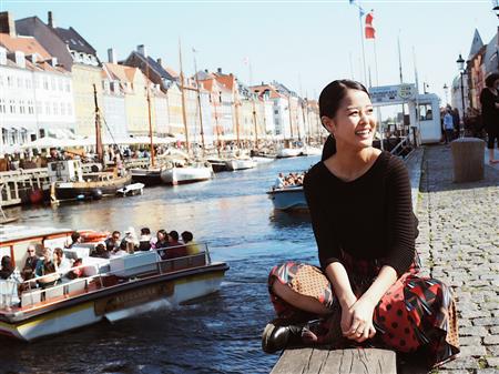 プライベートでも旅行は大好きです。これはデンマークのコペンハーゲンへの日帰り旅行したとき