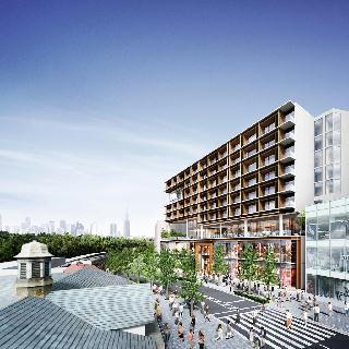 イケア・ジャパンが出店する東京・原宿駅前の複合ビルの完成予想図(提供写真) イケア・ジャパンが出店する東京・原宿駅前の複合ビルの完成予想図(提供写真)