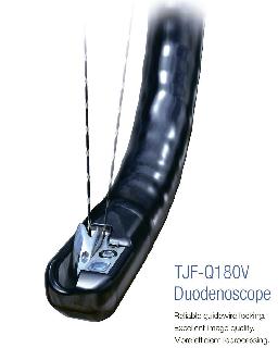 オリンパスの十二指腸内視鏡「ＴＪＦ－Ｑ１８０Ｖ」（オリンパス米国法人のウェブサイトから）