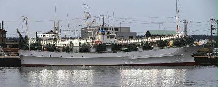 大和堆で韓国の漁船と衝突した第３８正徳丸（ロイター）