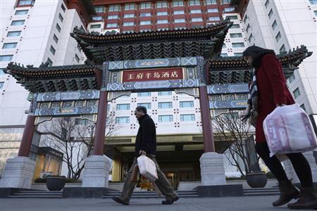 中国の人気ブロガーによる告発で、ずさんな衛生管理を指摘された高級ホテルの一つ「ザ・ペニンシュラ北京」（ＡＰ）