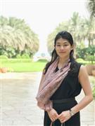 中東系の航空会社に日本人ＣＡとして乗務９年目の徳山佳楠子さん（本人提供）