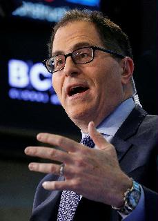 デル・テクノロジーズのマイケル・デル最高経営責任者（ＣＥＯ）＝２月２日、ニューヨーク（ロイター）