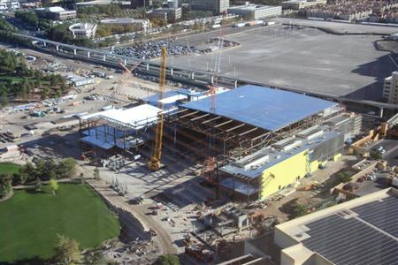 ウィン・リゾーツが新たに建設しているコンベンションセンター＝米ラスベガス