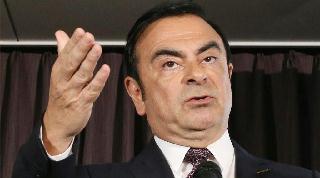 日産自動車のカルロス・ゴーン前会長（大西正純撮影）