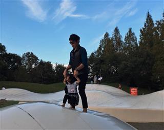 （４）コミュニティーの育児支援サービスを活用　人々の温かさも実感