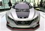 日産のＥＶレーシングカー「リーフＮＩＳＭＯ・ＲＣ」（東京・銀座の日産クロッシングにて撮影）
