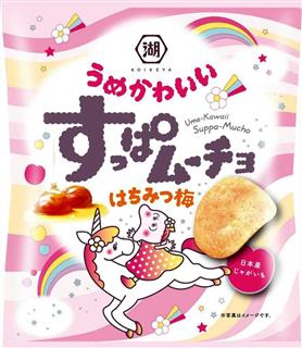 湖池屋「すっぱムーチョうめかわいいはちみつ梅」