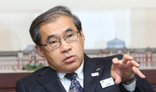 JR東日本の深沢祐二社長=東京都渋谷区(荻窪佳撮影) JR東日本の深沢祐二社長=東京都渋谷区(荻窪佳撮影)