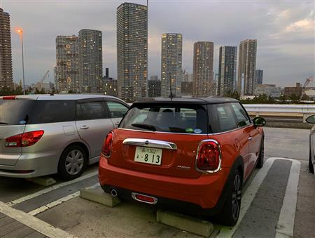 辰巳第１ＰＡから望む東雲の高層マンション群