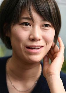 倉持莉々選手（酒巻俊介撮影）