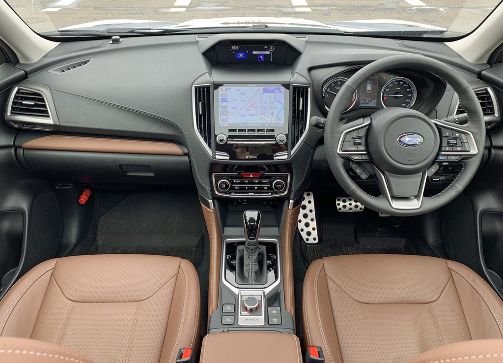 上品でダイナミック。高い質感も伴ったフォレスターのインテリア