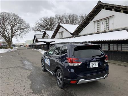 山居倉庫とフォレスター