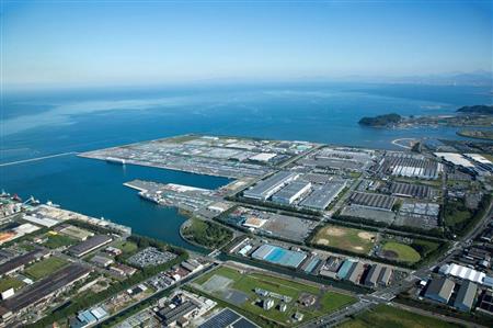 日産自動車九州工場。今年2月、日産は次期エクストレイルの英生産を撤回し、九州工場に切り替えると発表した。（写真＝時事通信フォト）