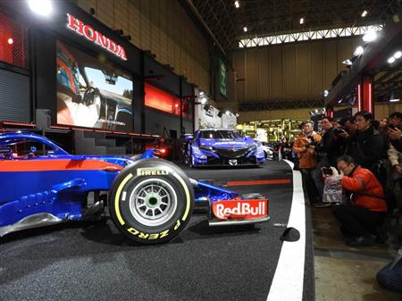 ホンダも東京オートサロンを通じてモータースポーツの魅力を発信した＝1月、千葉市の幕張メッセ
