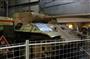 ジンスハイム自動車・技術博物館でスポーツカーや蒸気機関車などと共に展示公開されてる第二次大戦時独軍の主力戦車「パンター戦車」（２００２年１０月、岡田敏彦撮影）