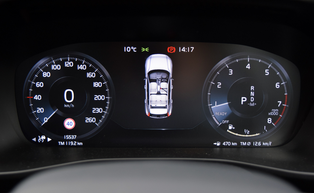 ドライバー用の液晶ディスプレイ