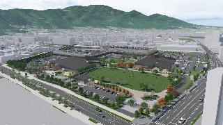 複合商業施設「ブランチ大津京」の完成イメージ図（大和リース提供）