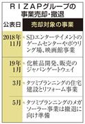 ＲＩＺＡＰグループの事業売却・撤退