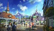 東京ディズニーシーに２０２２年度開業予定の「アナと雪の女王」をテーマとしたエリアのイメージ
