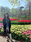 チューリップが満開の時期にキューケンホフ公園を訪れることができました。現地の人々より観光客が圧倒的に多い観光地ですが、一度は訪れる価値のある素敵な公園です（清水みなさん提供）