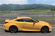 富士スピードウェイとサーキット走行の前に周辺で試乗したレクサスＲＣ（筆者撮影）