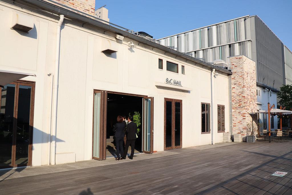 発表会の舞台となった「寺田倉庫　Ｂ＆Ｃホール」