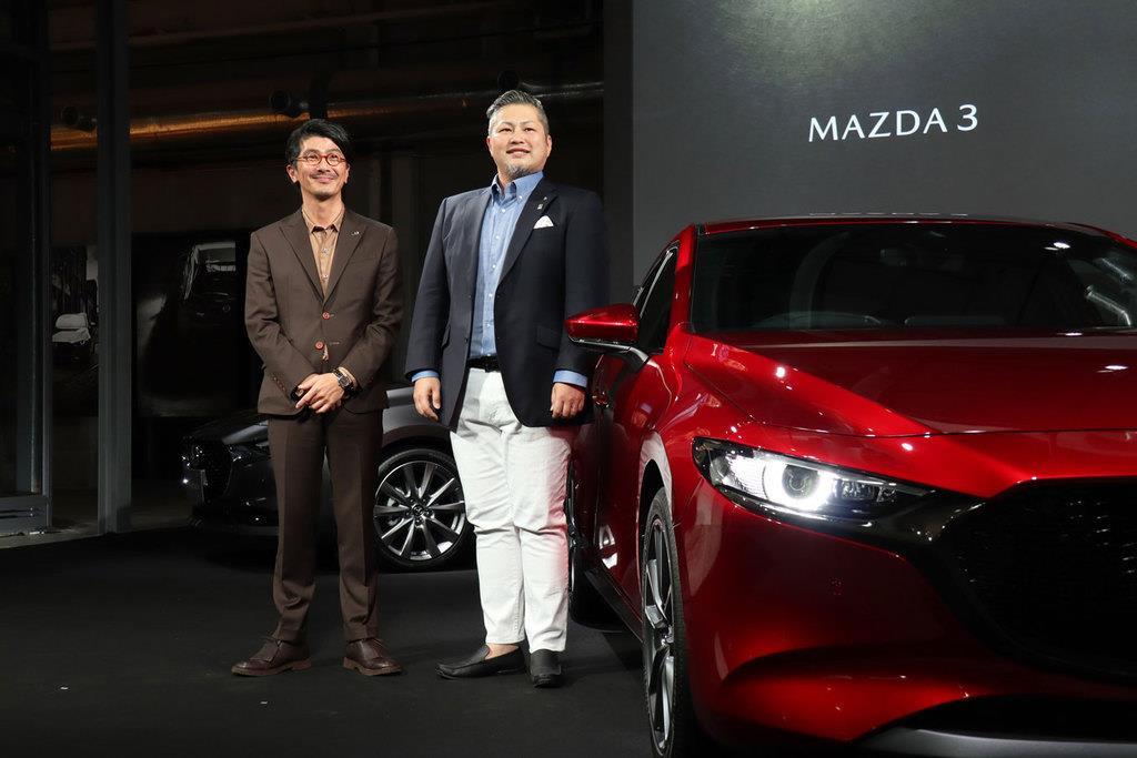マツダ３の発表会