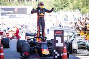優勝したレッドブルのエースドライバー、マックス・フェルスタッペン。ホンダは13年ぶりのF1優勝となった