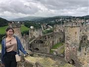 ウェールズでは世界遺産にも登録されているコンウィ城へ。おとぎ話に迷い込んだような可愛らしい街並みにも出会えます（本人提供）